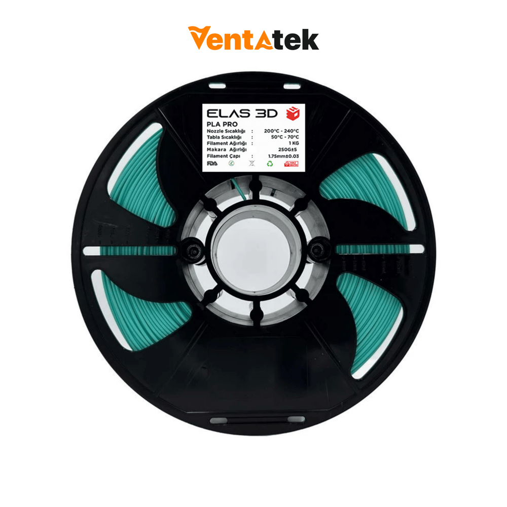 Elas 3D Su Yeşili PLA Pro Filament - 1.75mm - 1 Kg