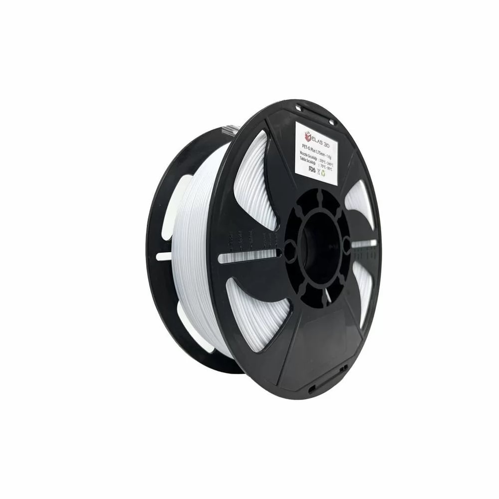 Elas 3D Beyaz PETG Filament - 1.75mm - 1 Kg