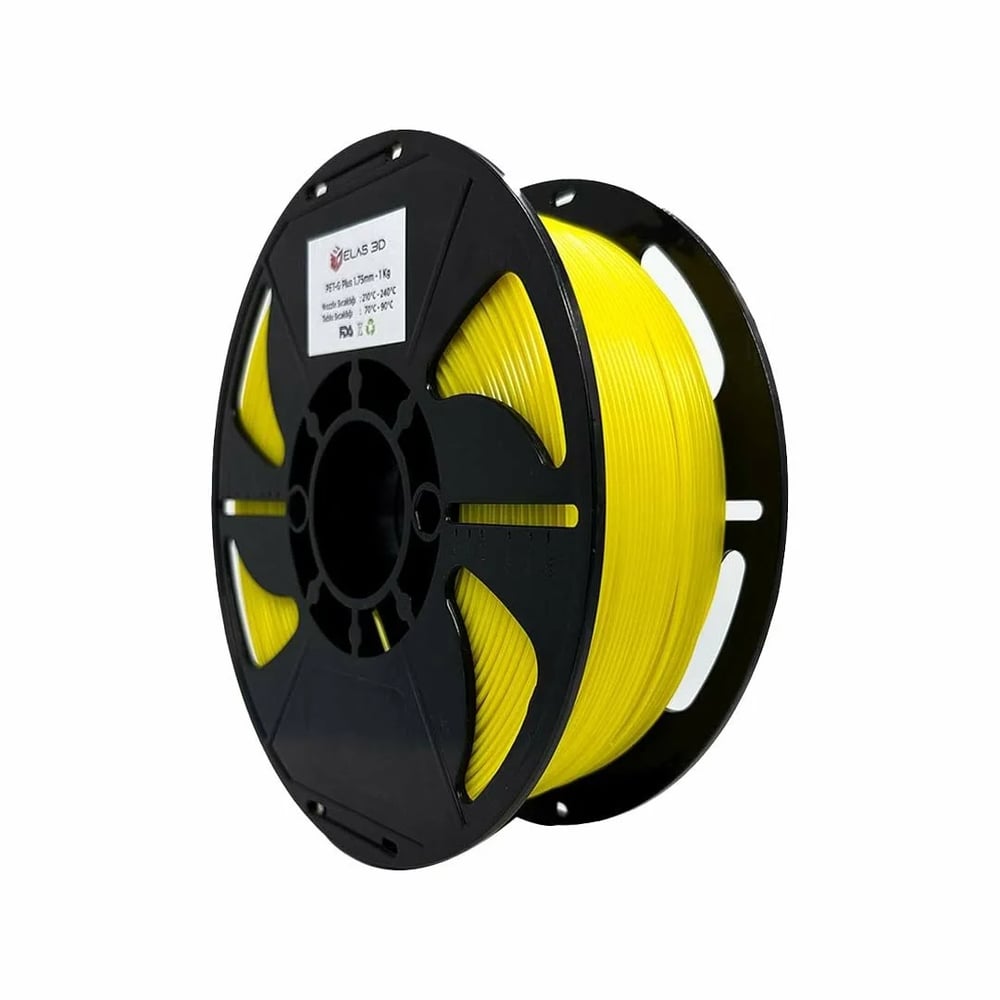 Elas 3D Sarı PETG Filament - 1.75mm - 1 Kg