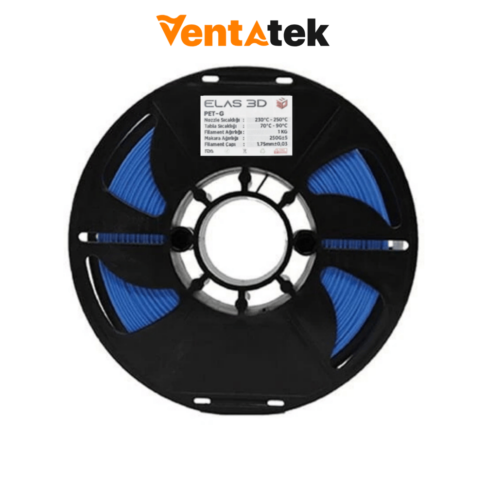Elas 3D Mavi PETG Filament - 1.75mm - 1 Kg