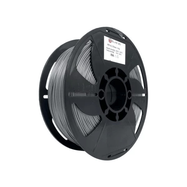 Elas 3D Gümüş Gri PETG Filament - 1.75mm - 1 Kg