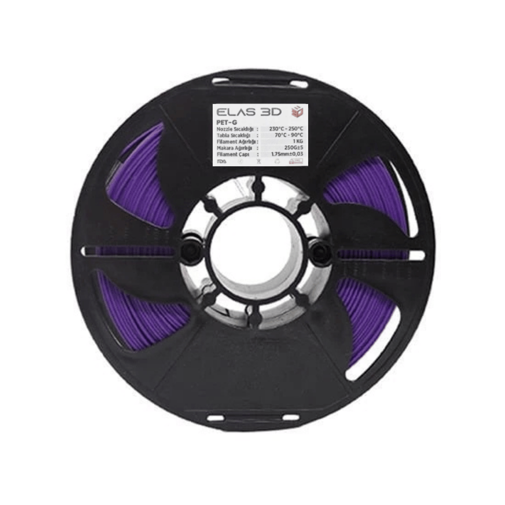 Elas 3D Mor PETG Filament - 1.75mm - 1 Kg