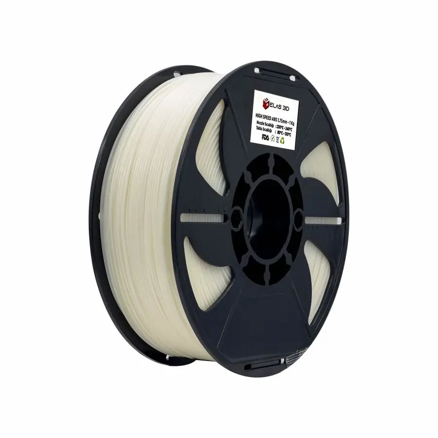 Elas 3D Natural HS ABS Filament - 1.75mm - 1 Kg