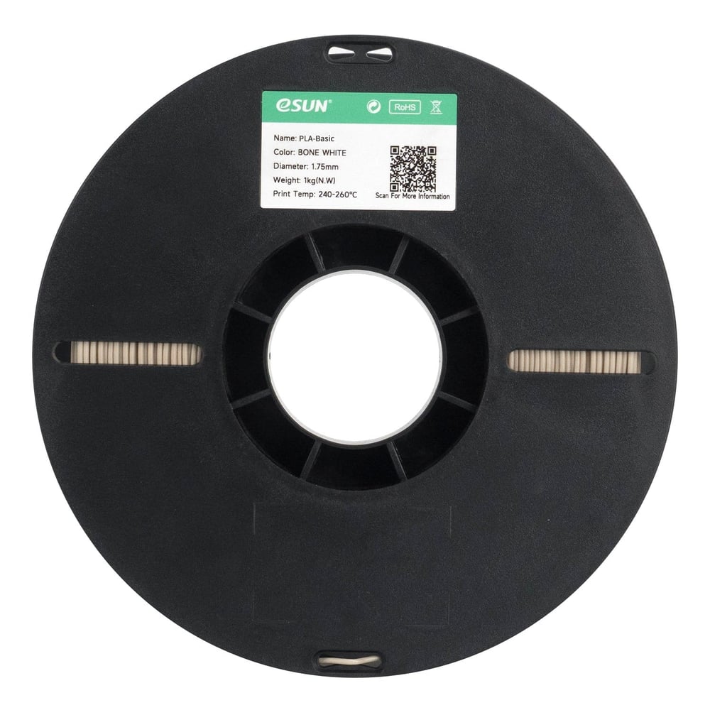 Esun PLA Basic Kemik Beyaz Filament 1.75mm 1 Kg