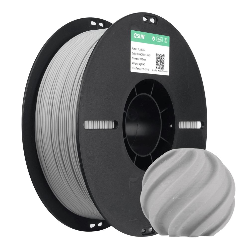Esun PLA Basic Beton Grisi Filament 1.75mm 1 Kg