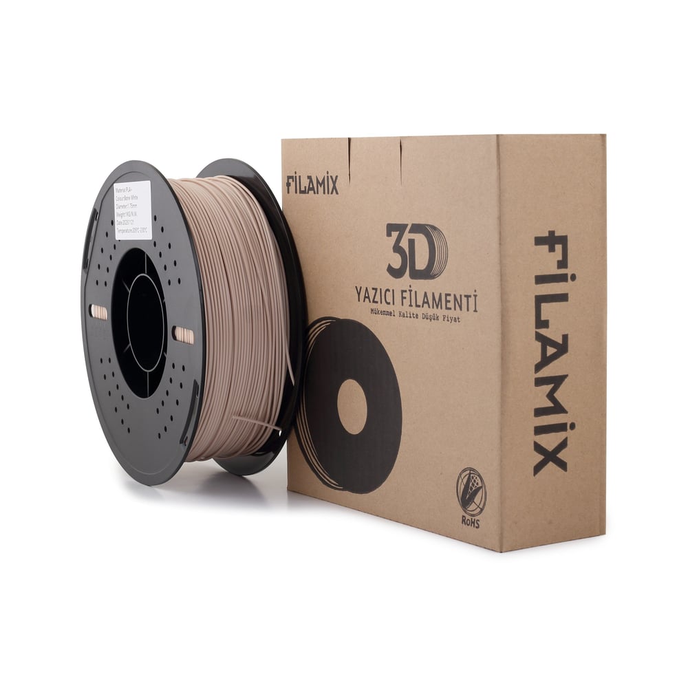 Filamix Kemik Beyazı PLA+ Filament 1.75mm 1 Kg