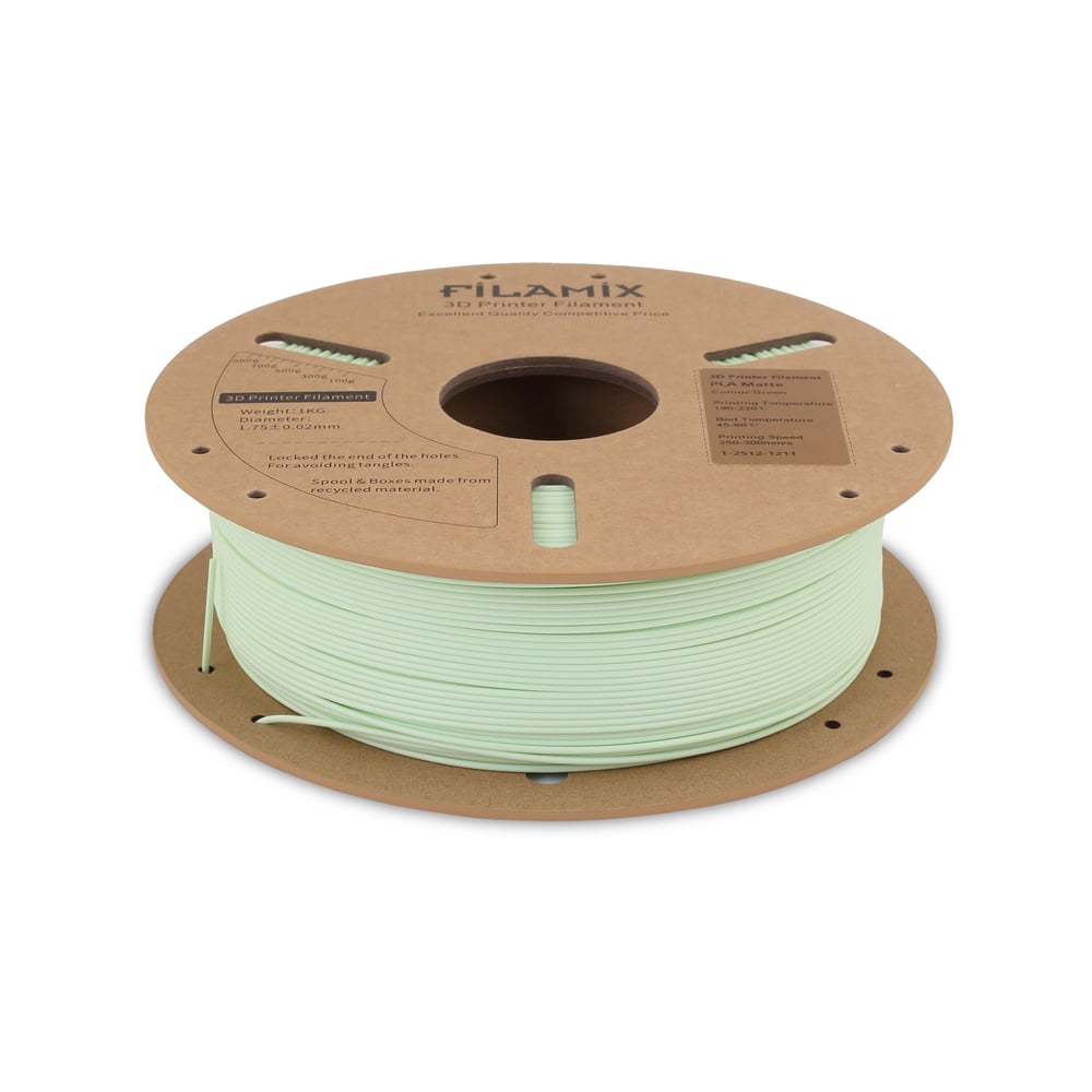 Filamix Yeşil PLA Mat Filament 1.75mm 1 Kg
