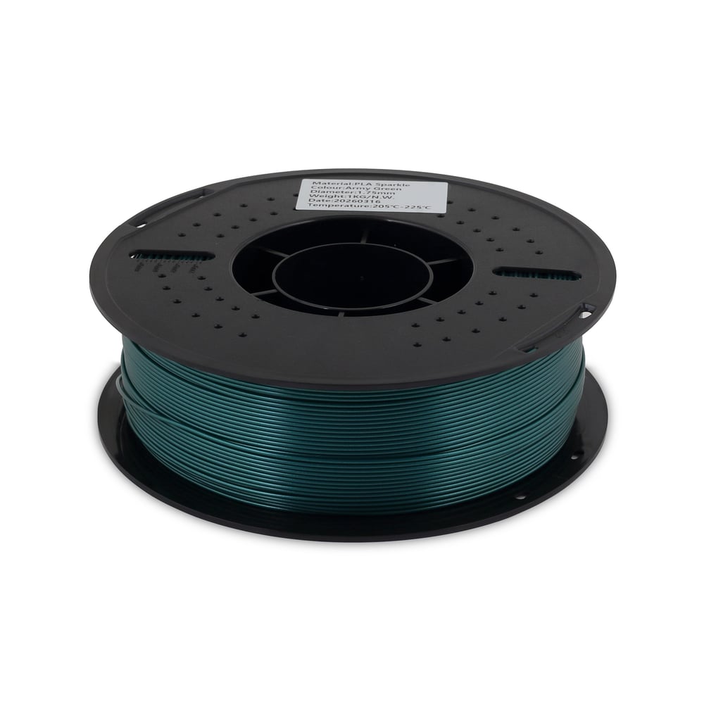 Filamix PLA Sparkle Asker Yeşili Filament 1.75mm 1 Kg