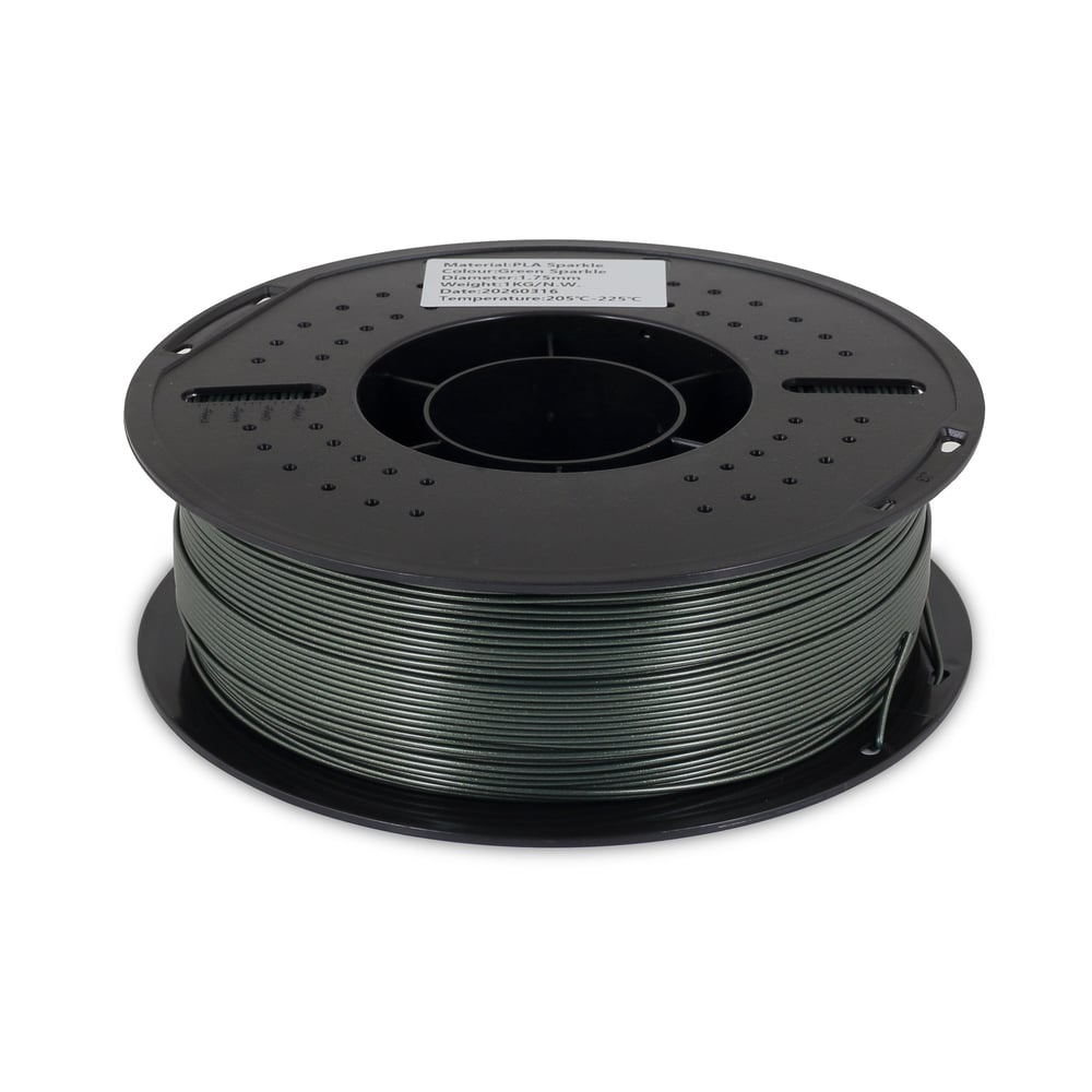 Filamix PLA Sparkle Yeşil Filament 1.75mm 1 Kg