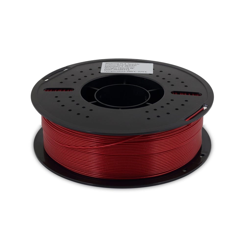 Filamix PLA Sparkle Kırmızı Filament 1.75mm 1 Kg