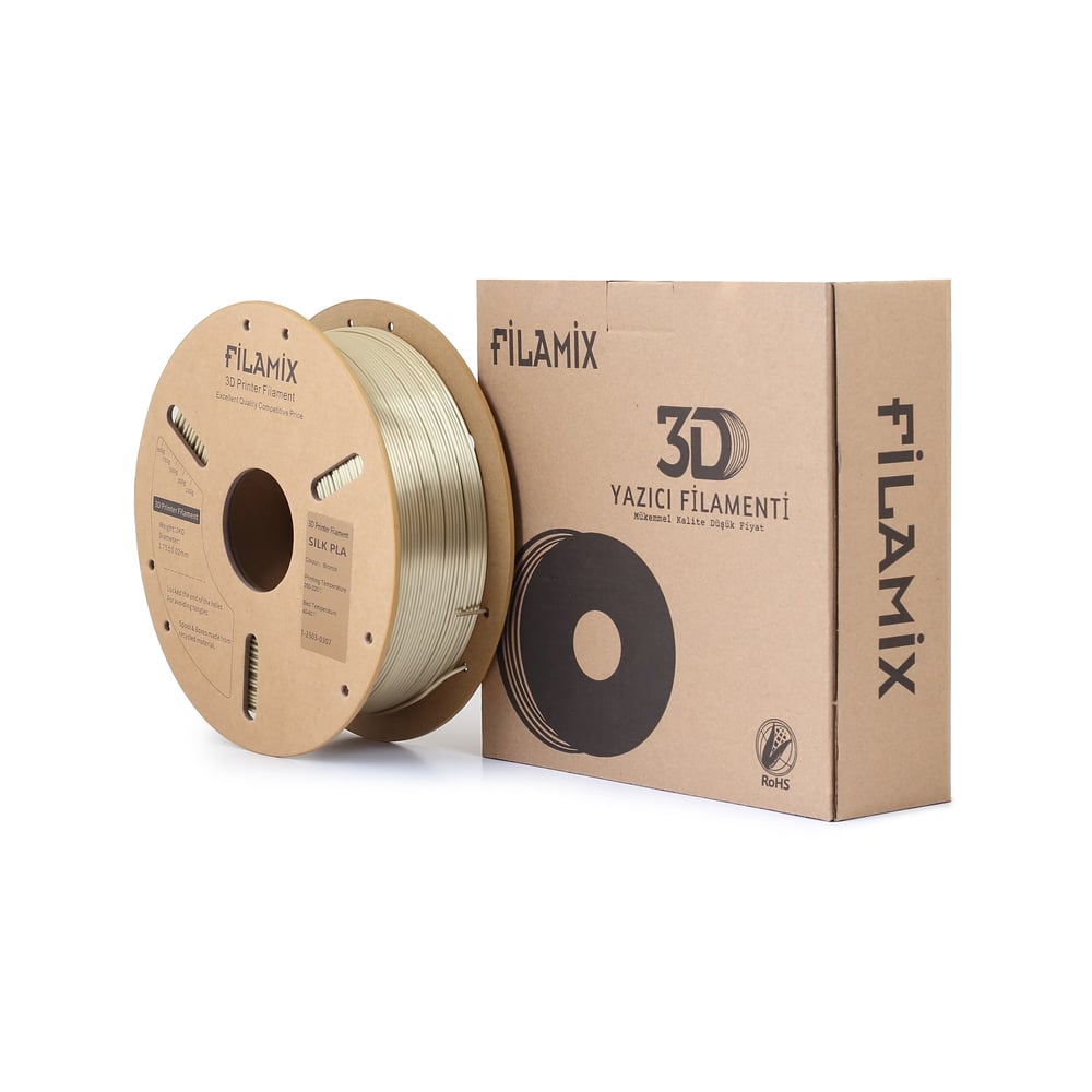 Filamix Silk PLA Bronz Filament 1.75mm 1 Kg