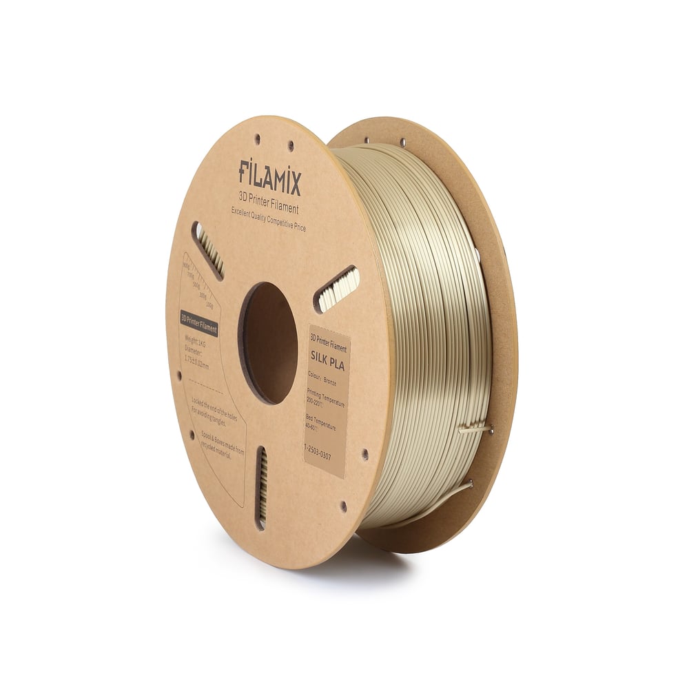 Filamix Silk PLA Bronz Filament 1.75mm 1 Kg