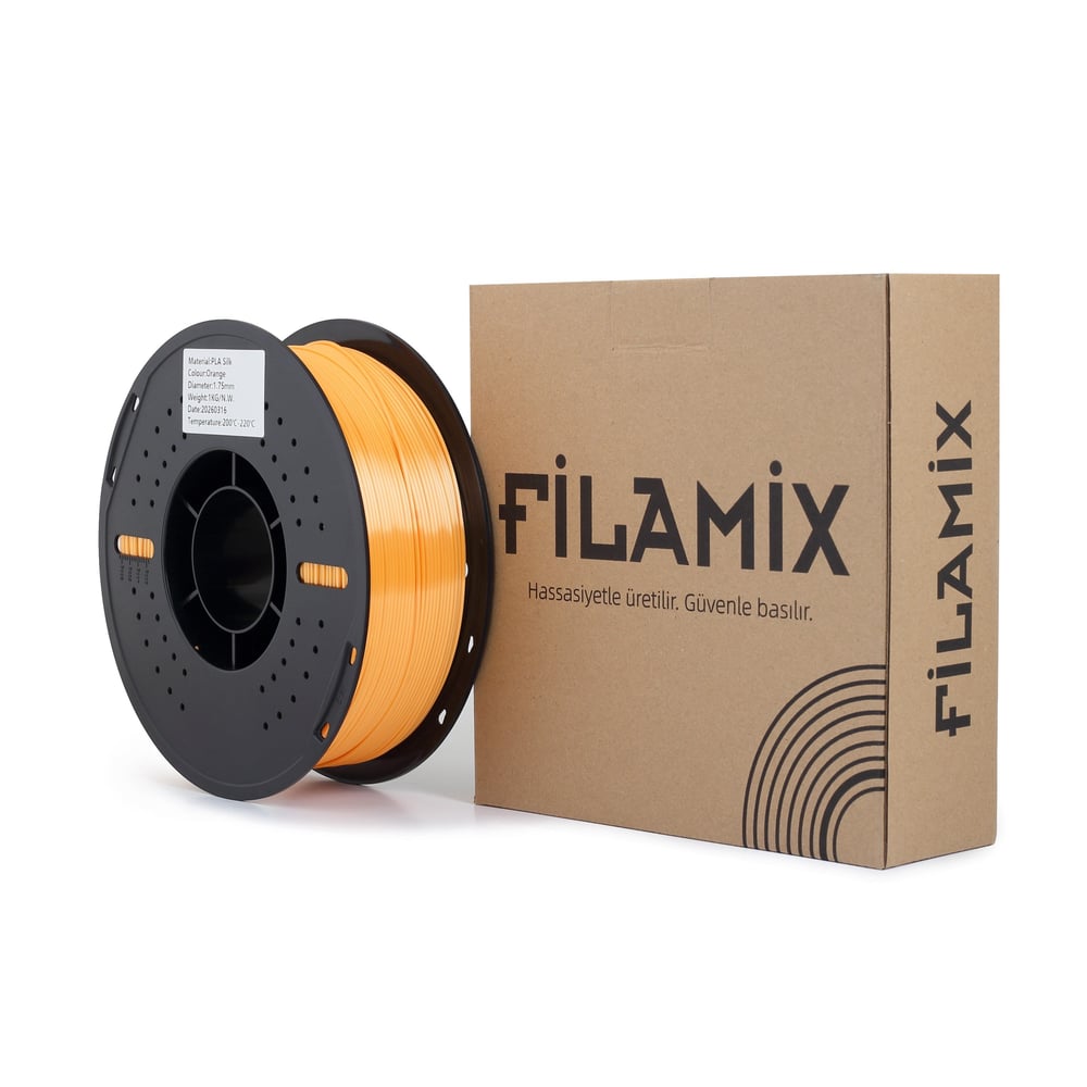Filamix Silk PLA Turuncu Filament 1.75mm 1 Kg