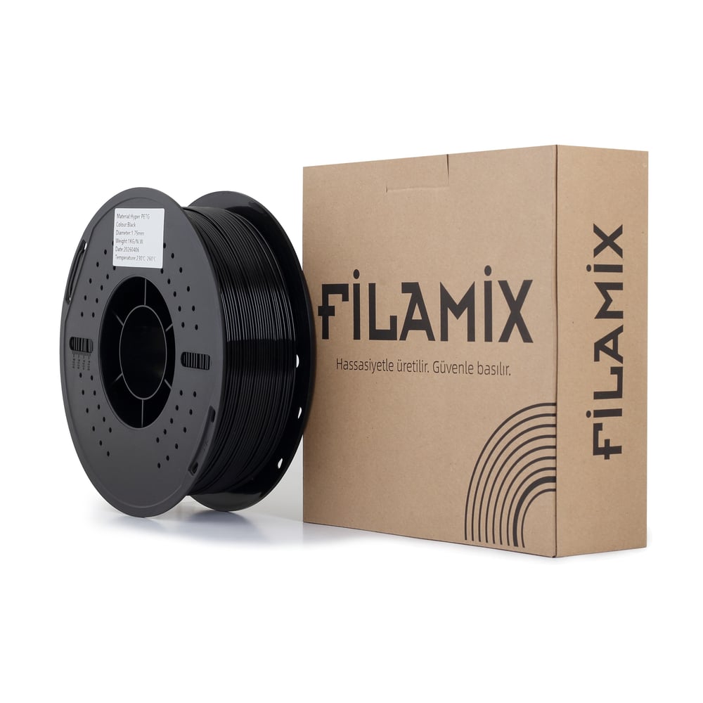 Filamix Hyper PETG Siyah Filament 1.75mm 1 Kg