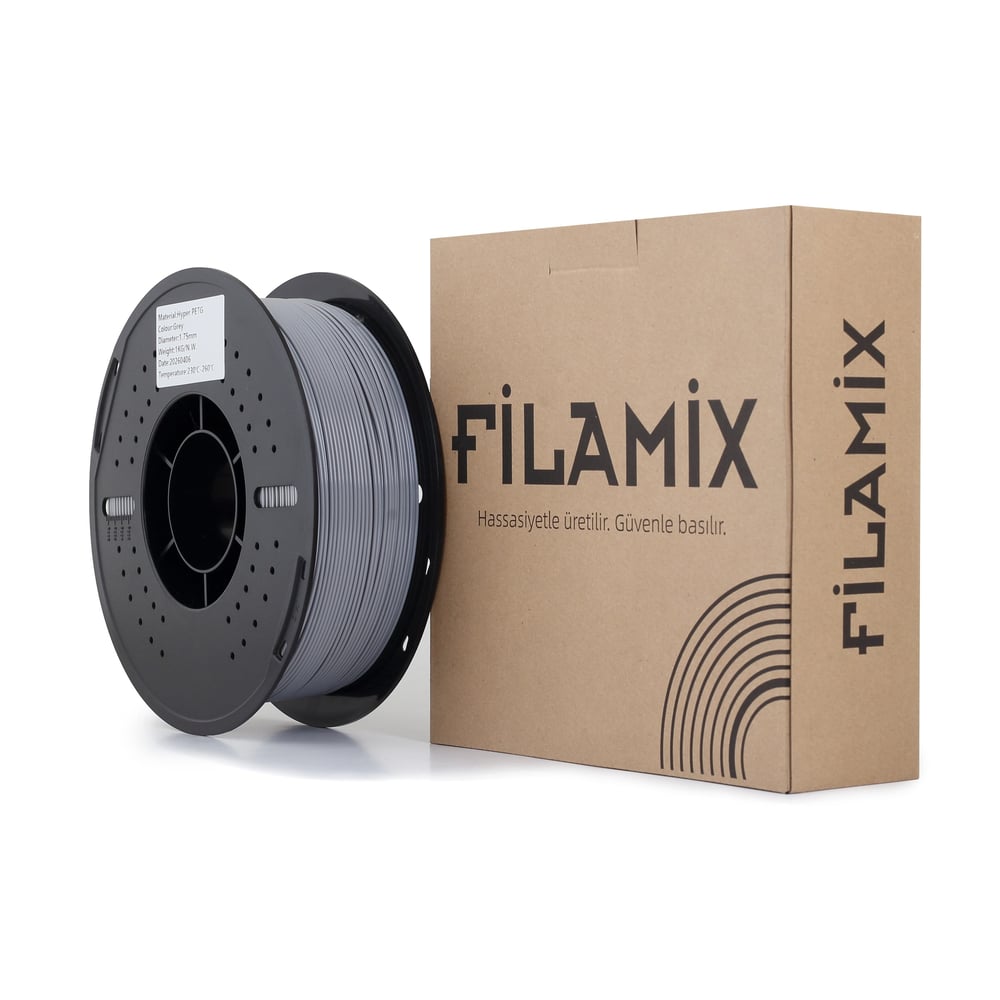 Filamix Hyper PETG Gri Filament 1.75mm 1 Kg