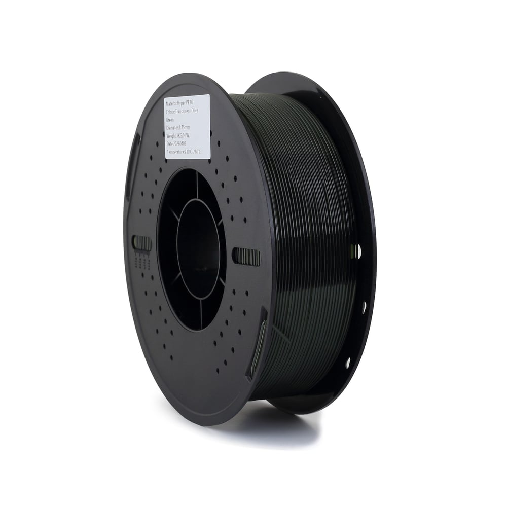 Filamix Hyper PETG Yarı Şeffaf Zeytin Yeşili Filament 1.75mm 1 Kg