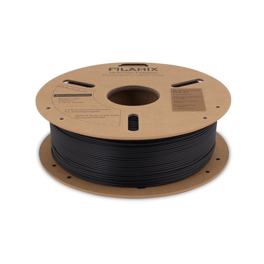 Filamix PLA-CF Siyah Filament 1.75mm 1 Kg