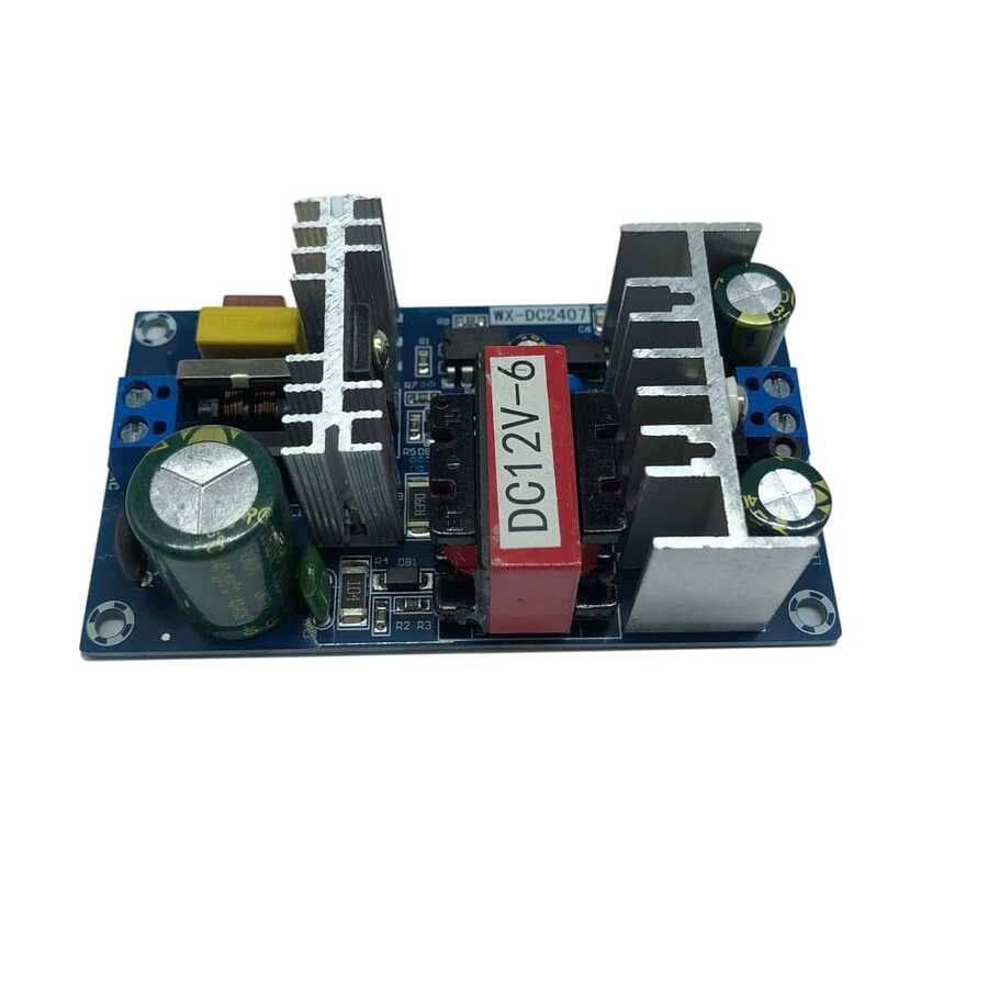 220V/AC - 12V/DC 6A Güç Kaynağı Kartı