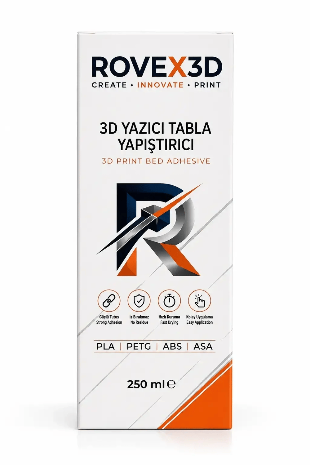 Rovex3D 3D Yazıcı Tabla Yapıştırıcısı 250 ml