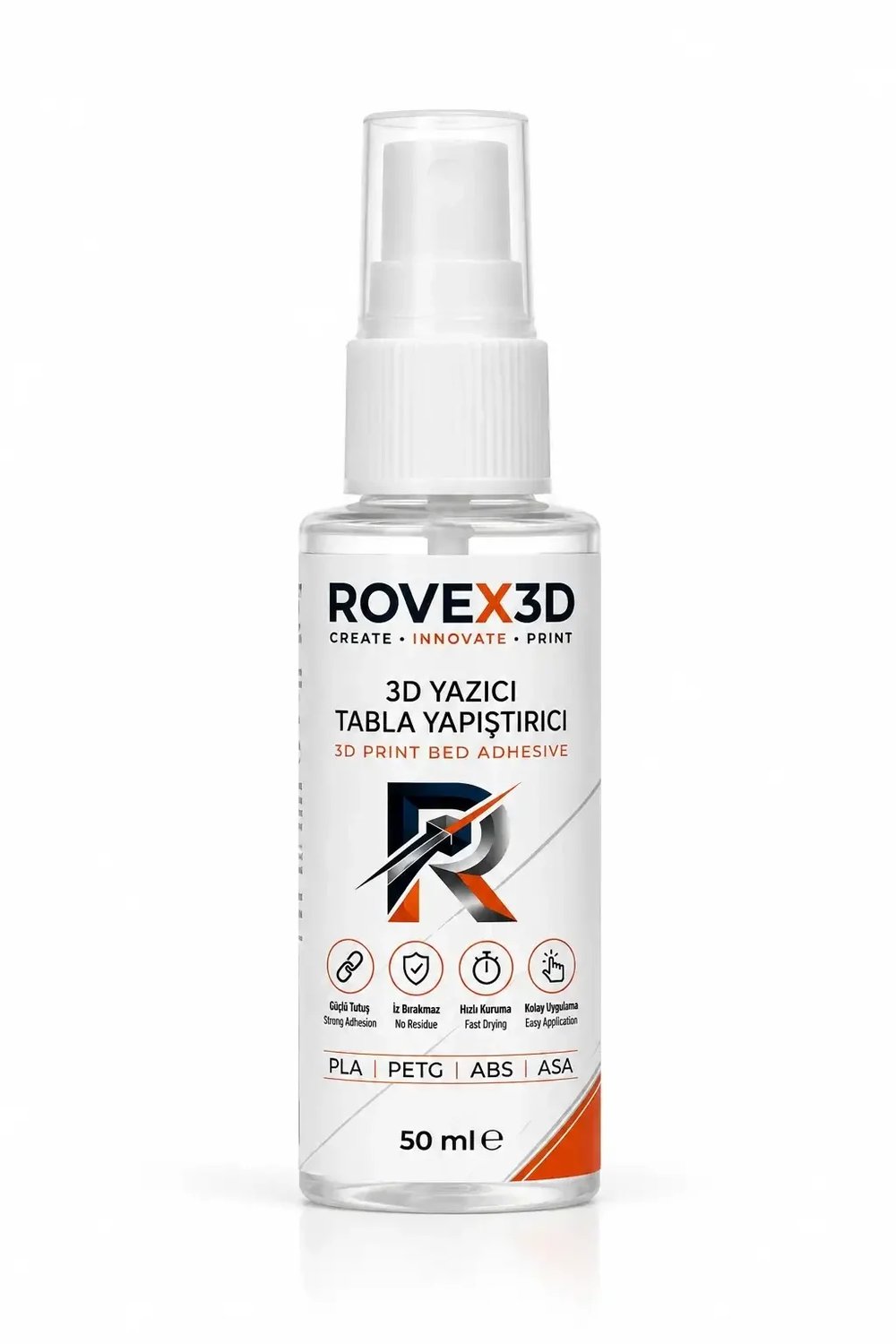 Rovex3D 3D Yazıcı Tabla Yapıştırıcısı 50 ml