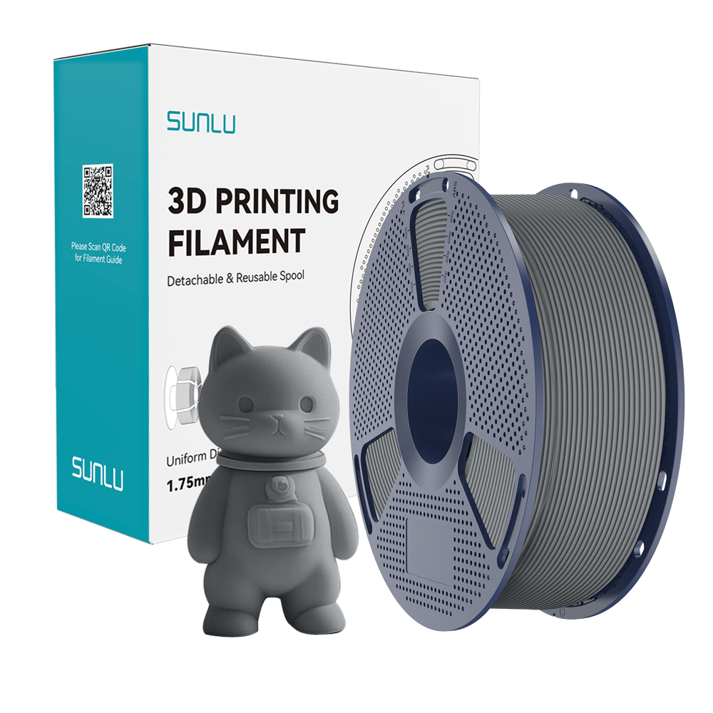 Sunlu Gri PLA Mat Filament - 1.75mm - 1 Kg