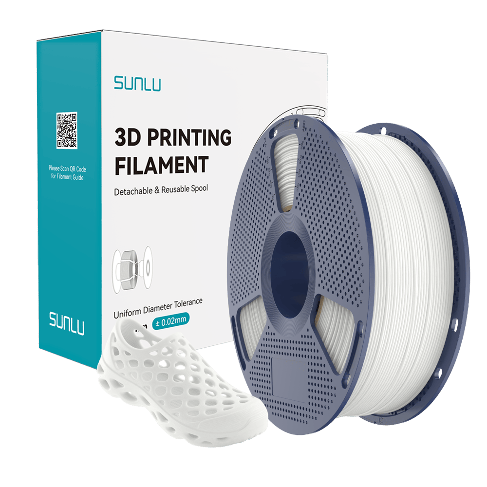 Sunlu Beyaz TPU 95A Esnek Filament - 1.75mm - 1 Kg