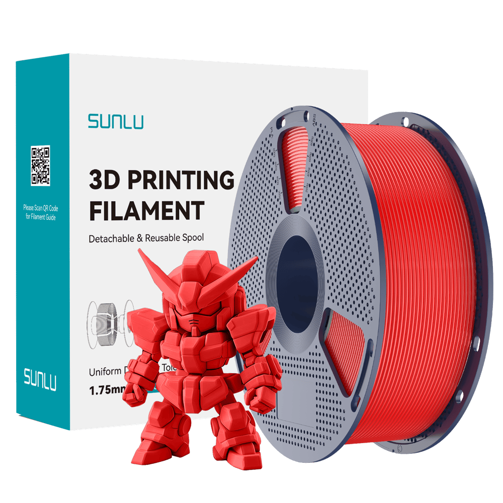 Sunlu Kırmızı PLA+ 2.0 Filament - 1.75mm - 1 Kg