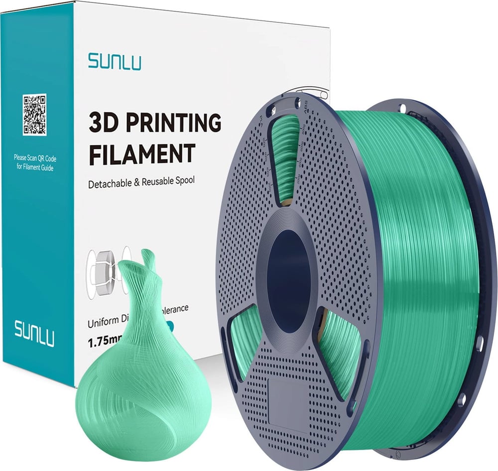 Sunlu Şeffaf Buzlu Nane PLA Filament - 1.75mm - 1 Kg