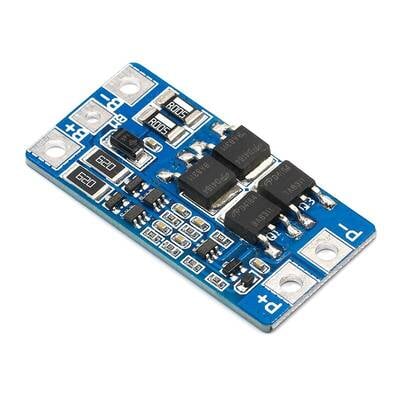 2S 10A BMS 7.4V 18650 Lityum Pil Koruma Devresi
