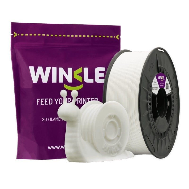 WINKLE PLA HD Filament Ghost White