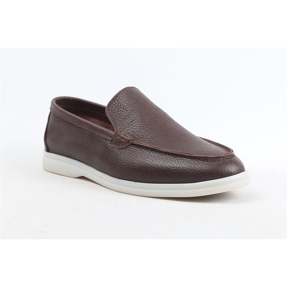 Ulus 108 Lp Kahve Deri Loafer Ayakkabi-----Renk 02