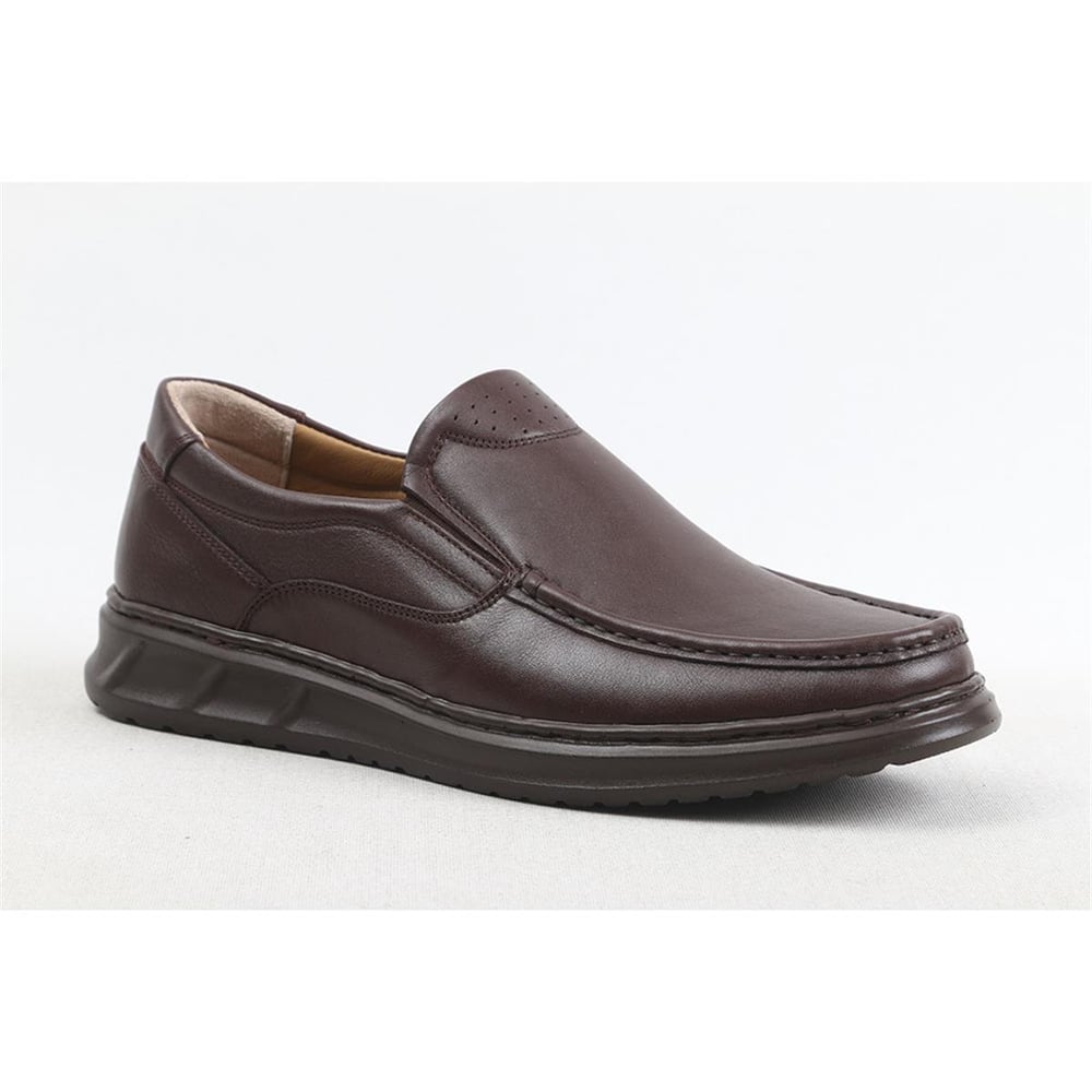 Ulus  010 Kahve Fitilli Comfort Ayakkabi