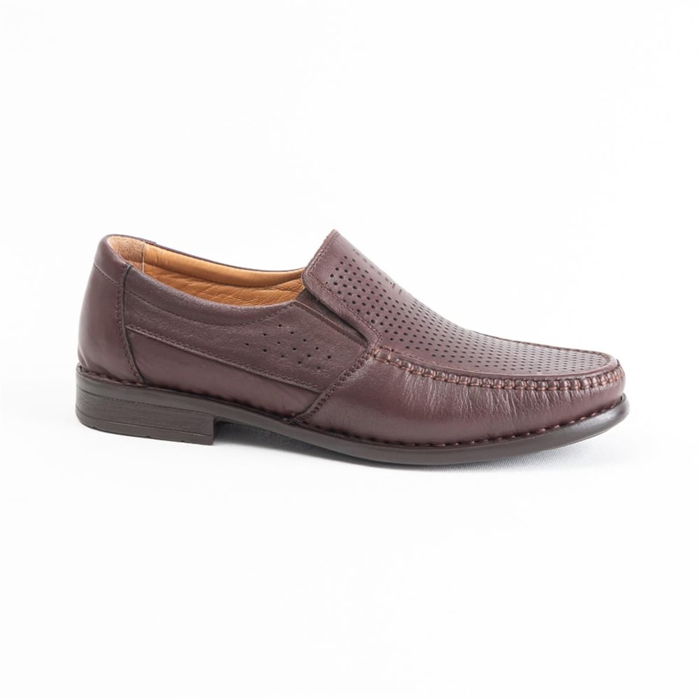 Ulus 060 Delikli Kahve Comfort Ayakkabi