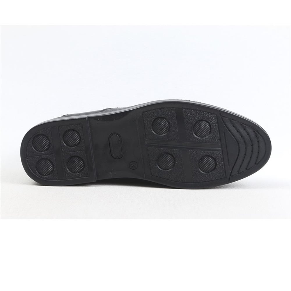 Ulus 095-2 Lastikli Fitilli Siyah Comfort Ayakkabi