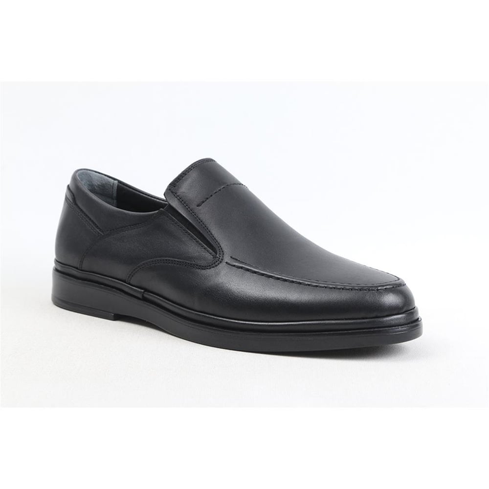 Ulus 095-2 Lastikli Fitilli Siyah Comfort Ayakkabi