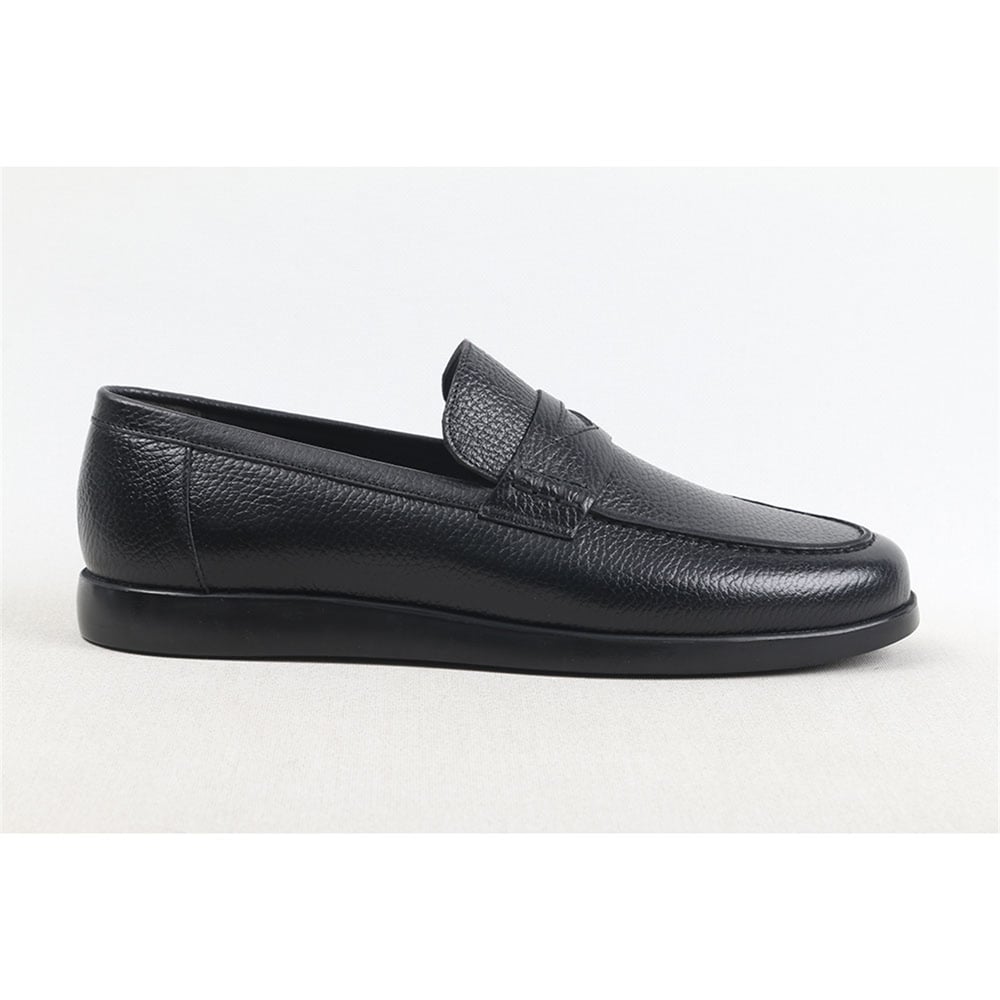 Ulus 1007 Fiyonklu Siyah  Eva Loafer Ayakkabi