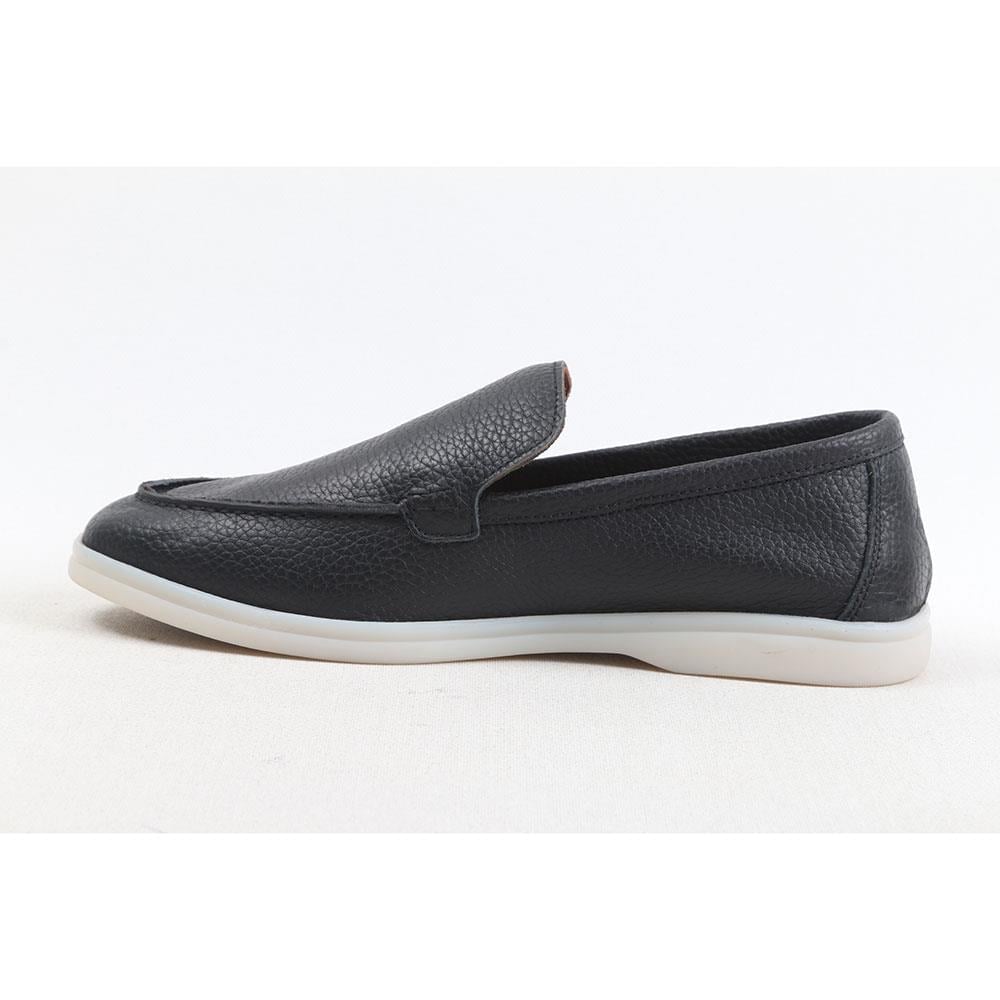 ULUS 108 LP SİYAH DERİ LOAFER AYAKKABI-----RENK 01