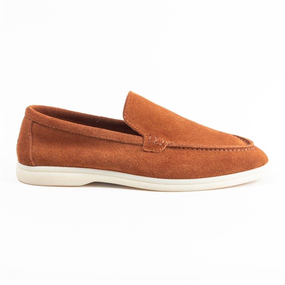 ULUS 108 LP TABA (WHISK) SÜET LOAFER AYAKKABI-----RENK 14