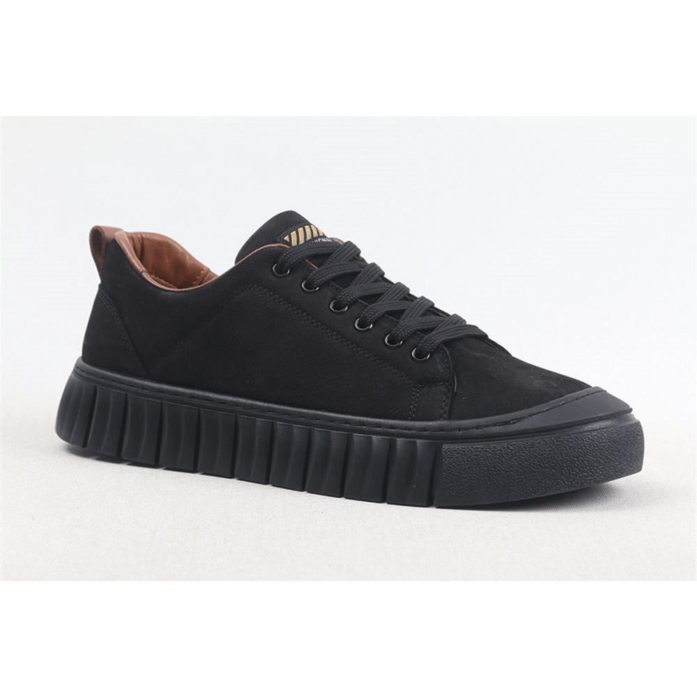 ULUS 1185 SİYAH NUBUK SNEAKER SPOR AYAKKABI