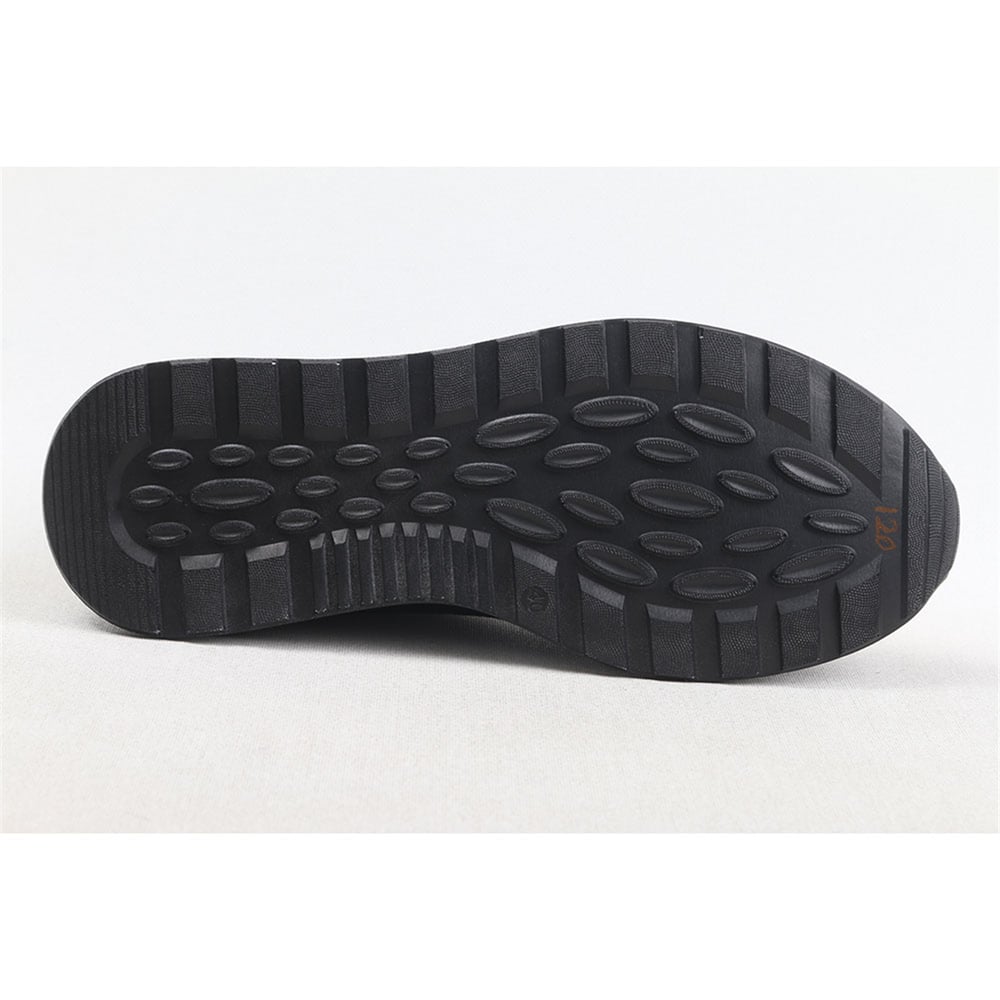 ULUS 120 DELİKLİ SİYAH SNEAKER SPOR AYAKKABI