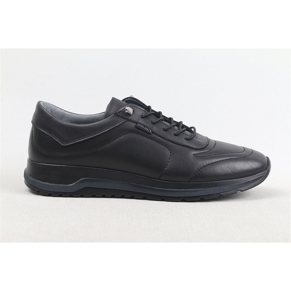 Ulus 2011 Siyah Silikon Baskili Sneaker Spor Ayakkabi