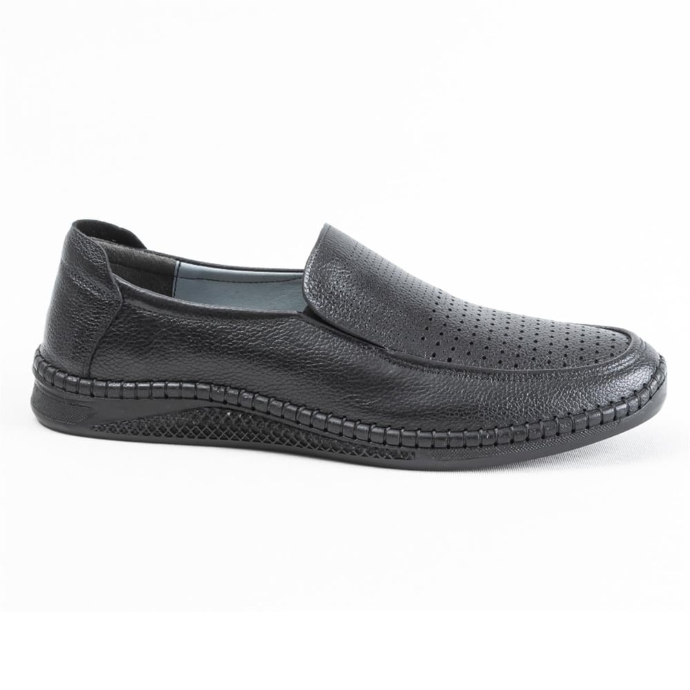 Ulus 2019 Delikli Siyah Casual Ayakkabi