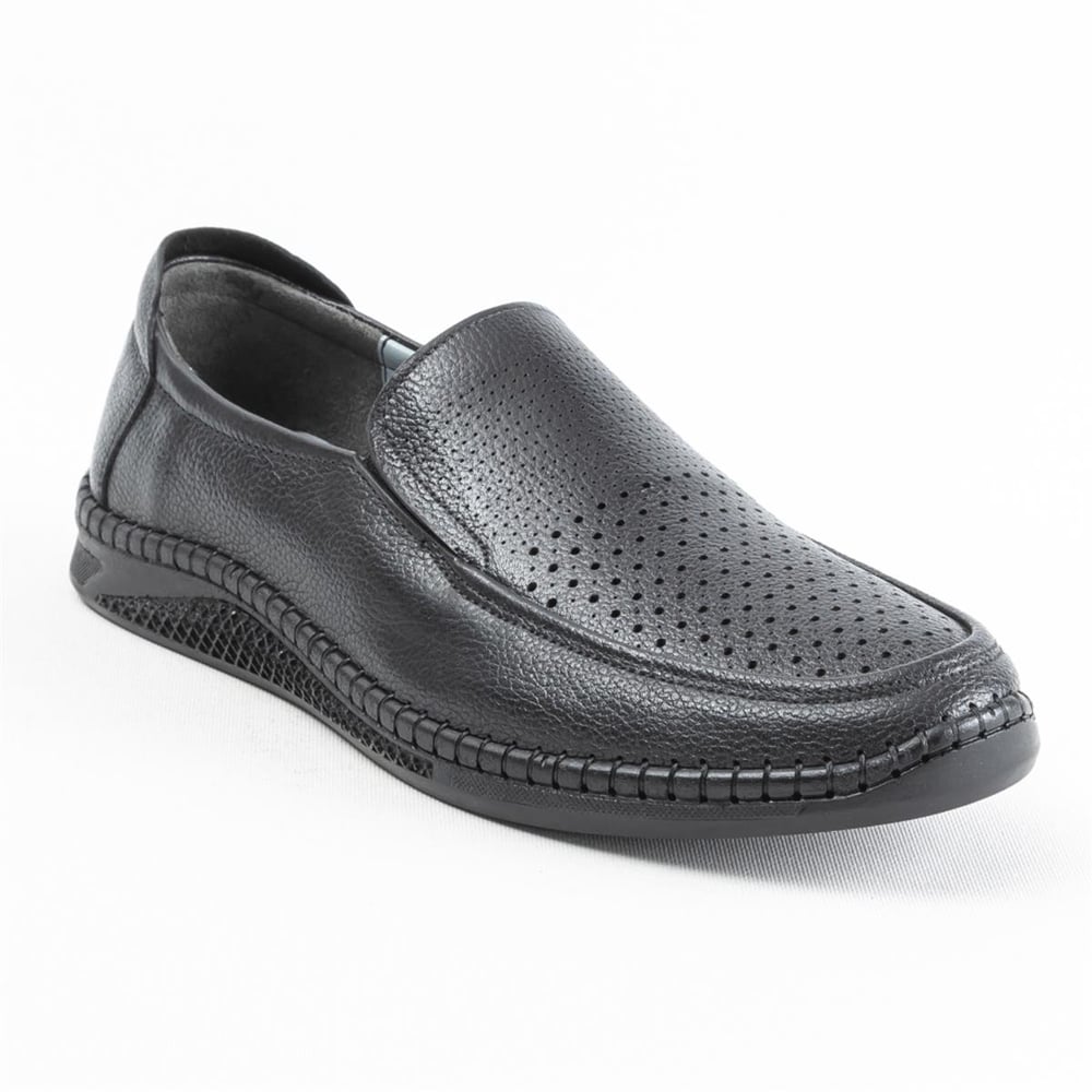 Ulus 2019 Delikli Siyah Casual Ayakkabi