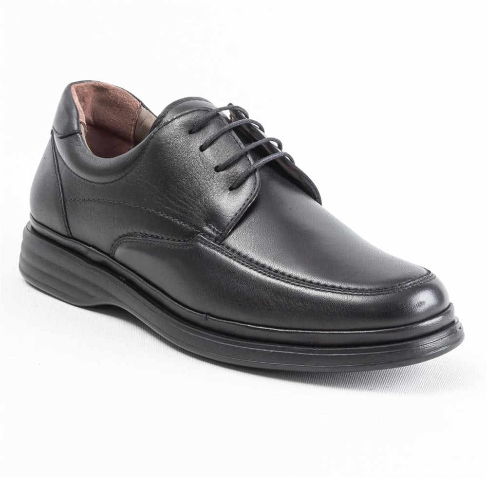 Ulus 208-1 Bağli Siyah  Comfort Ayakkabi