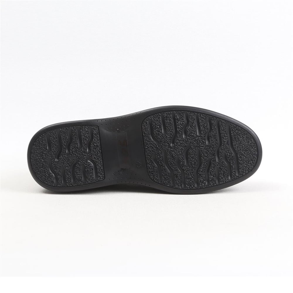 Ulus 208-1 Bağli Siyah  Comfort Ayakkabi