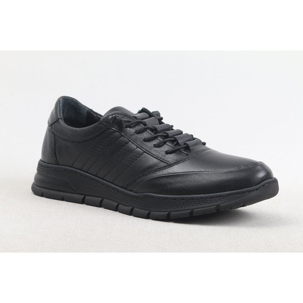 ULUS 220 SİYAH KAUÇUK SNEAKER SPOR AYAKKABI