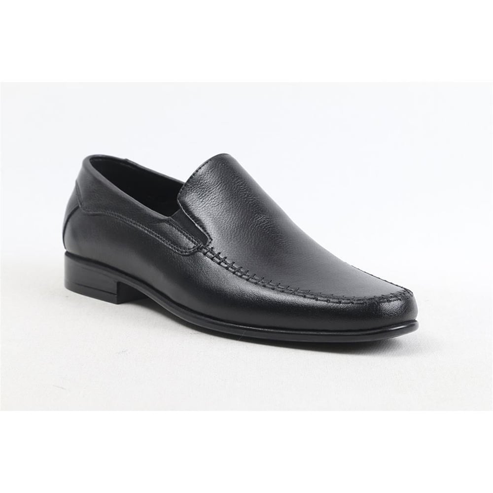 ULUS 2246 SADE SİYAH LOAFER AYAKKABI