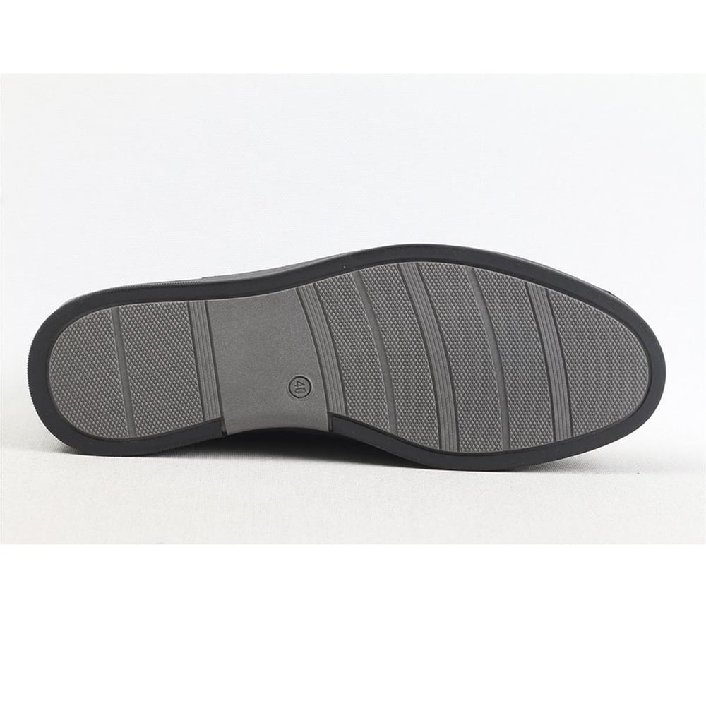 Ulus 240 Fitilli Siyah Loafer Ayakkabi