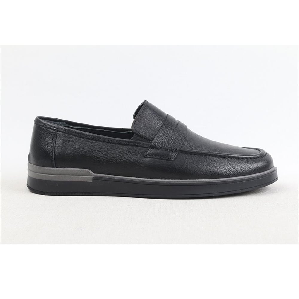Ulus 252 Fiyonklu Siyah Loafer Ayakkabi