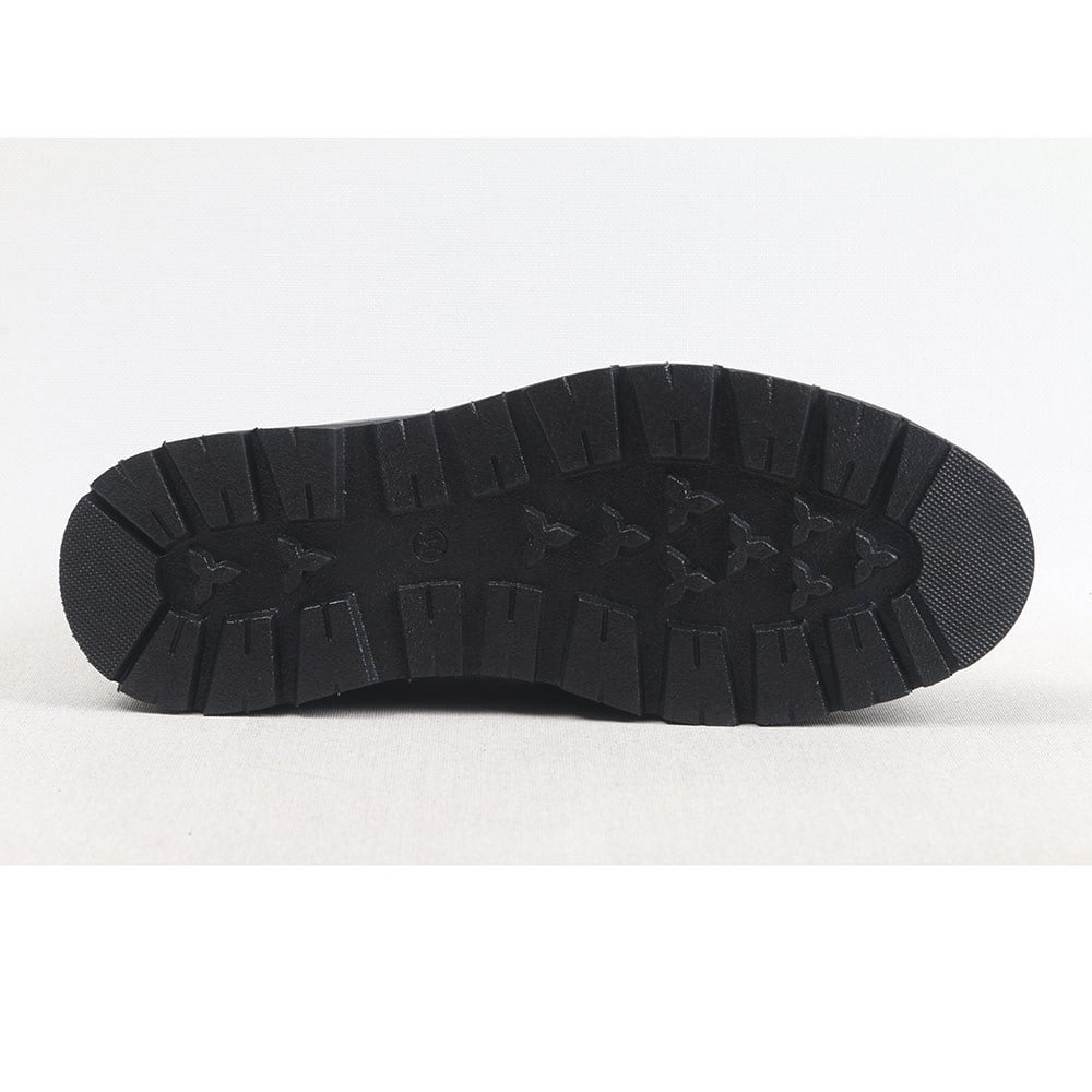 ULUS 309 PRD TOKA SİYAH ANTİK EVA LOAFER AYAKKABI